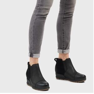 Sorel Black Ankle Boots